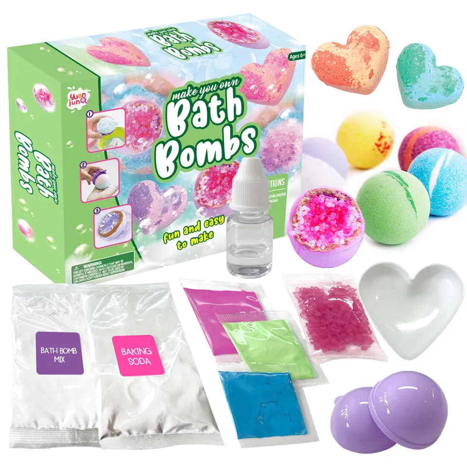 Kits para fazer bombas de banho