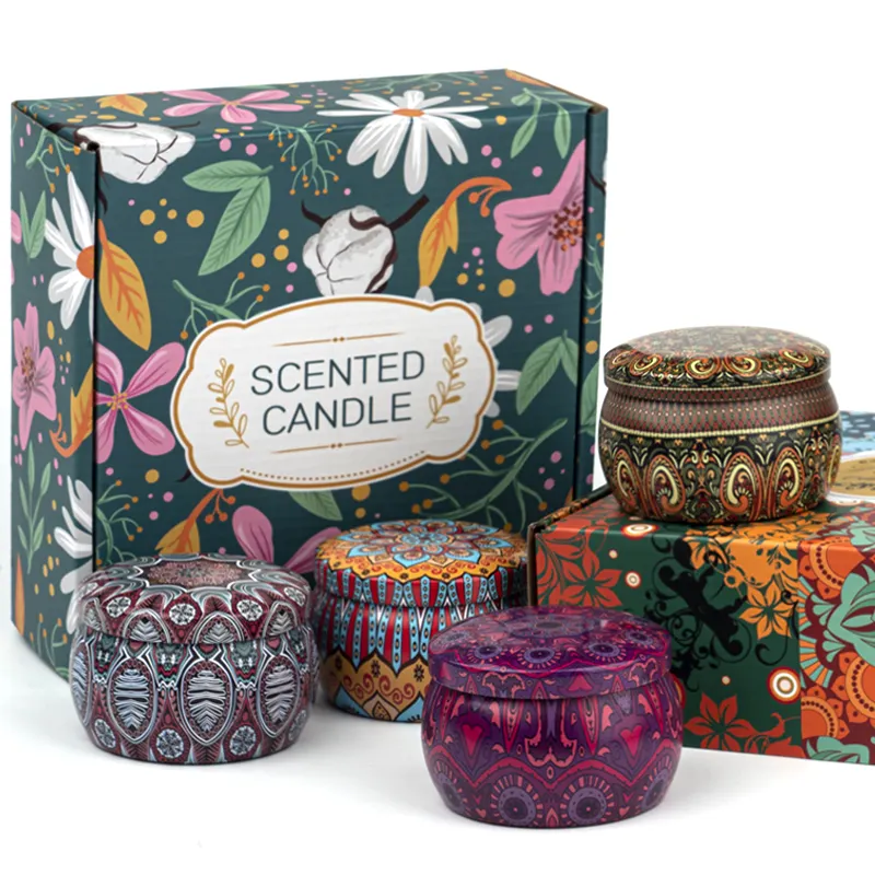 Conjunto de velas perfumadas para presente no atacado